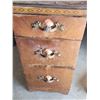 Image 2 : Angique Art Deco Bed Side 3 Drawer Unit Bakelite on Handles