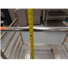 Image 11 : Metal Bar Cart on Wheels 36" x 22" x 38"H