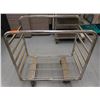 Image 1 : Metal Bar Cart on Wheels 36" x 22" x 38"H