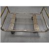 Image 2 : Metal Bar Cart on Wheels 36" x 22" x 38"H