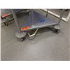 Image 7 : Qty 2 Triangular Metal Hamper Frames on Wheels 21" x 20" x 32"H