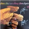 Peter, Paul and Mary Late Again signed album. GFA Authenticated