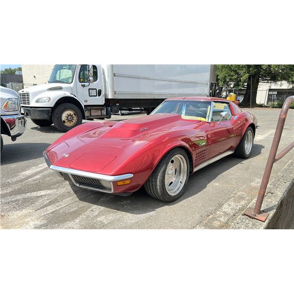 1970 CHEVROLET CORVETTE STINGRAY, 2 DOOR, BROWN, VIN 194370S401870