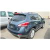 Image 3 : 2012 NISSAN MURANO SV, 4DR SUV, BLUE, VIN JN8AZ1MW9CW214912