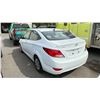 Image 2 : 2016 HYUNDAI ACCENT, 4DR SEDAN, WHITE, VIN KMHCT4AE4GU141254