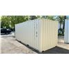 Image 2 : BEIGE 20' 67,200 MAX CAPACITY INDUSTRIAL TRANSPORT CONTAINER WITH DUAL SWING REAR DOOR,