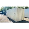 Image 3 : BEIGE 20' 67,200 MAX CAPACITY INDUSTRIAL TRANSPORT CONTAINER WITH DUAL SWING REAR DOOR,