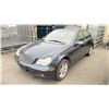 Image 1 : 2003 MERCEDES C240, 4DR SEDAN, BLACK, VIN WDBRF61JX3F354592