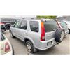 Image 2 : 2003 HONDA CRV, 4DR SUV, GREY, VIN JHLRD789X3C812600