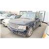 Image 1 : 2007 LAND ROVER RANGE ROVER, 4DR SUV, BLACK, VIN SALMF13457A260105