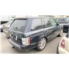 Image 3 : 2007 LAND ROVER RANGE ROVER, 4DR SUV, BLACK, VIN SALMF13457A260105
