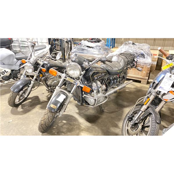 1984 HONDA GOLDWING GL, MOTORCYCLE, BLACK, VIN 1HFSC1405EA005105