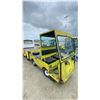 Image 2 : TAYLOR DUNN MODEL B0-015-00 ELECTRIC FLATBED TUG, YELLOW, MISSING METER, MISSING BATTERIES,