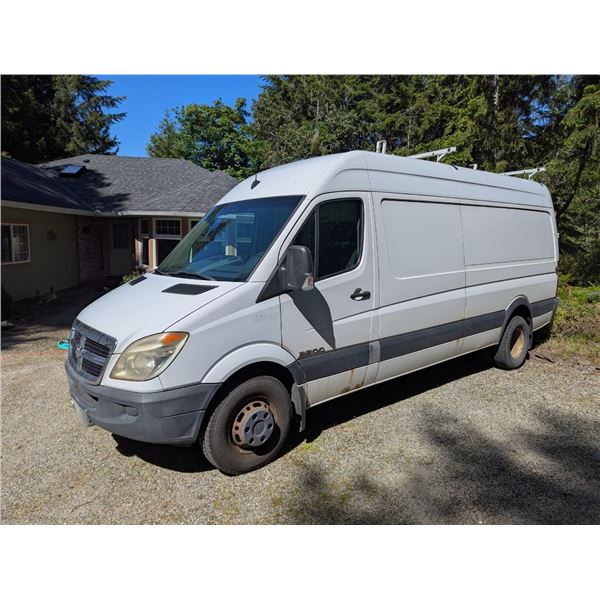 2008 DODGE SPRINTER 3500, 3DR CARGO VAN, WHITE, VIN WD0BF445285302352