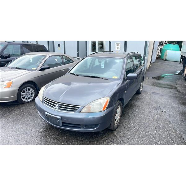 2006 MITSUBISHI LANCER SPORTBACK LS, 4DRSD, GREY, VIN JA3AD29F56U606860