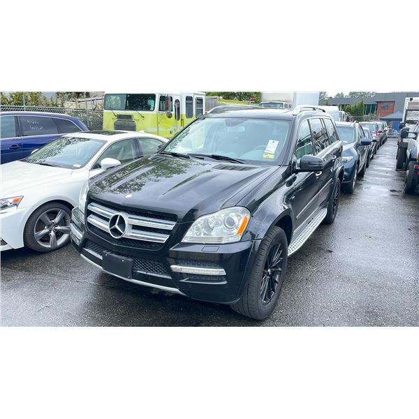 2011 MERCEDES GL350 BLUETEC, 4DR SUV, BLACK, VIN 4JGBF2FE9BA741665