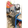 Image 1 : ELECTRIC VINYL-VAC BLOWER FAN ON METAL INDUSTRIAL PEDESTAL STAND