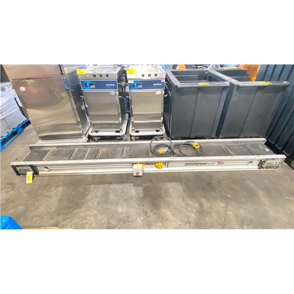 MINI VEYOR USA 118" ELECTRIC RUBBER TRACK FEEDER CONVEYOR SYSTEM WITH POWER CABLE