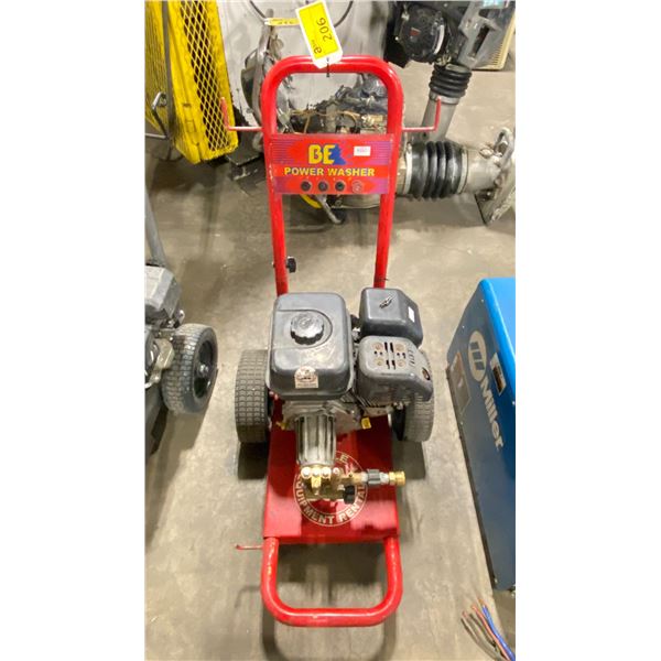 BE RED COMMERCIAL GAS POWERED MOBILE PRESSURE WASHER *NO WAND OR HOSE*