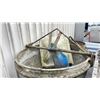 Image 2 : LARGE 60" DIAMETER ROUND METAL INDUSTRIAL CEMENT TRANSPORT HOPPER