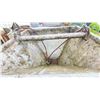 Image 2 : LARGE 48" SQUARE METAL INDUSTRIAL CEMENT TRANSPORT HOPPER