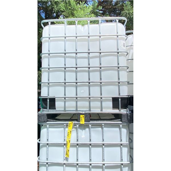SCHUTZ 1200L PLASTIC COMMERCIAL METAL FRAMED LIQUID TRANSPORT PALLET