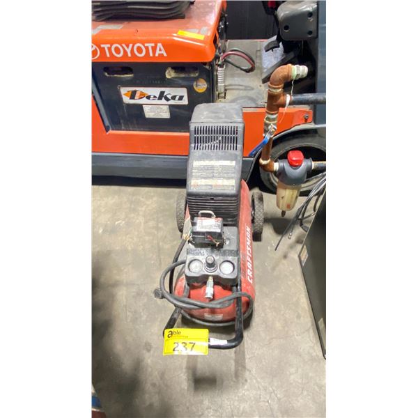 CRAFTSMAN 12 GAL HORIZONTAL ELECTRIC MOBILE INDUSTRIAL AIR COMPRESSOR