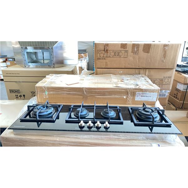 KUPPERSBUSCH GKS11742035 BLACK 43.25"W X 14.5"D X 2.25"H BUILT IN 4 BURNER GAS COOKTOP *IN BOX*
