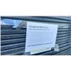 Image 2 : 20 PCS OF BLACK METAL 10'L X 6'H SITE FENCING WITH POSTS