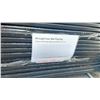 Image 2 : 20 PCS OF BLACK METAL 10'L X 6'H SITE FENCING WITH POSTS