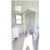 Image 2 : LOCKING PORTABLE TOILET / BATHHOUSE WITH SINK, TOILET, SHOWER, BATHROOM AMENITIES & KEYS