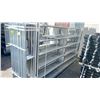 Image 2 : 7 GREY POWDER COATED METAL CORRAL PANEL GATES