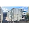 Image 1 : GREY 40' 52,910 MAX CAPACITY INDUSTRIAL TRANSPORT CONTAINER WITH 4 DUAL SWING SIDE DOORS,