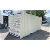 Image 1 : BEIGE 20' 67,200 MAX CAPACITY INDUSTRIAL TRANSPORT CONTAINER WITH DUAL SWING REAR DOOR,