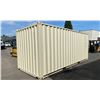 Image 3 : BEIGE 20' 67,200 MAX CAPACITY INDUSTRIAL TRANSPORT CONTAINER WITH DUAL SWING REAR DOOR,