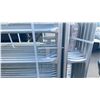 Image 2 : 7 GREY POWDER COATED METAL CORRAL PANEL GATES
