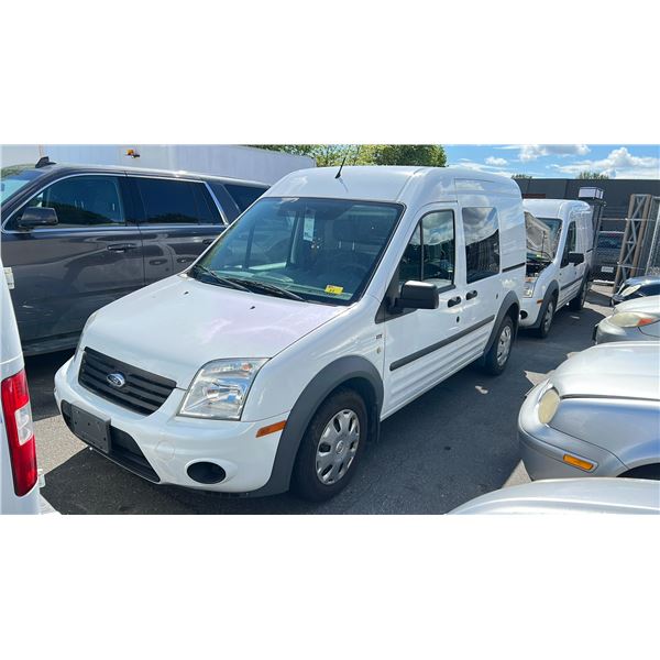 2013 FORD TRANSIT XLT, 4DR CARGO VAN, WHITE VIN NM0LS6BN9DT131240