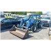 Image 1 : 2006 NEW HOLLAND, TN95DA TRACTOR, BLUE, VIN HJE052013