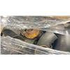 Image 2 : PALLET CRATE OF HEAVY DUTY ASSORTED SIZED INDUSTRIAL PLUMBING CAP PLATES & FLANGES *PALLET CRATE