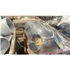 Image 2 : PALLET CRATE OF HEAVY DUTY ASSORTED INDUSTRIAL PVC PLUMBING PARTS & PALLET OF FLANGES