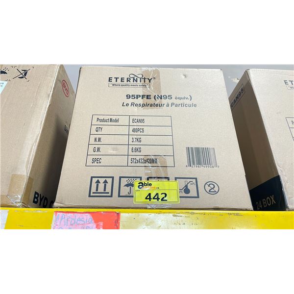 LARGE BOX OF ETERNITY N95 EQUIV. 20 PCS BOXES OF INDUSTRIAL PARTICULATE MASKS