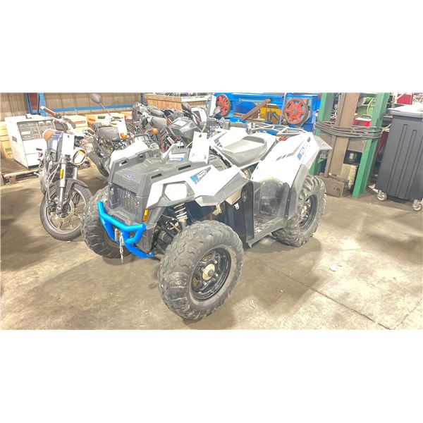 2017 POLARIS SCRAMBLER 850, ATV, WHITE, VIN 4XASVA859HA647851