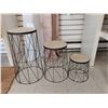 Image 1 : LOT DE 3 PETITES TABLES (10X 21.5", 9.5" X 15.5", 7-3/4" X9"