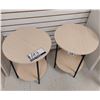 Image 1 : LOT DE 2 TABLES BASSE 17 3/4” X 22” (VALEUR DE 80$)