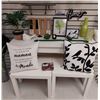 Image 1 : LOT DE 19 ARTICLES DE DECORATION ASS. NOIR,BLANC,VERT (VALEUR DE 150+$)