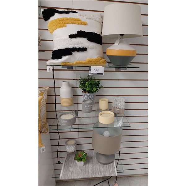 LOT DE 13 ARTICLES DE DECORATION ASS. (VALEUR DE 175+$)