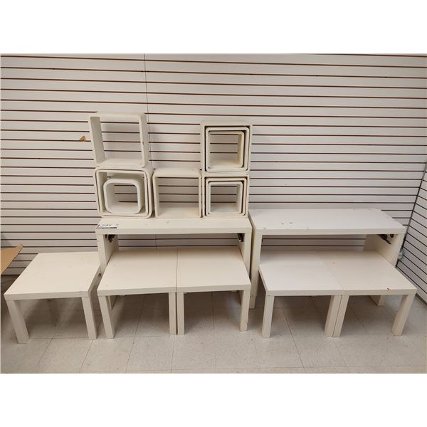 LOT DE 7 TABLES ASS.