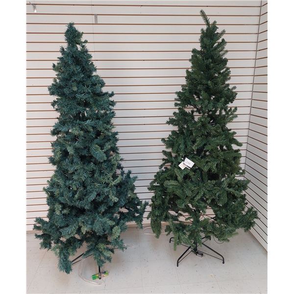 LOT DE 2 SAPINS NOEL 6 PIEDS