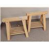 Image 1 : LOT DE 2 CHEVALETS AJUSTABLE