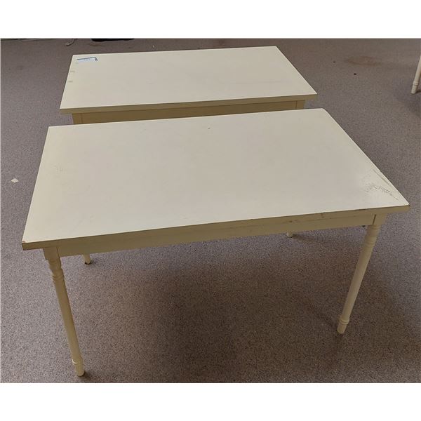 LOT DE 3 TABLES 41”X27”X25”